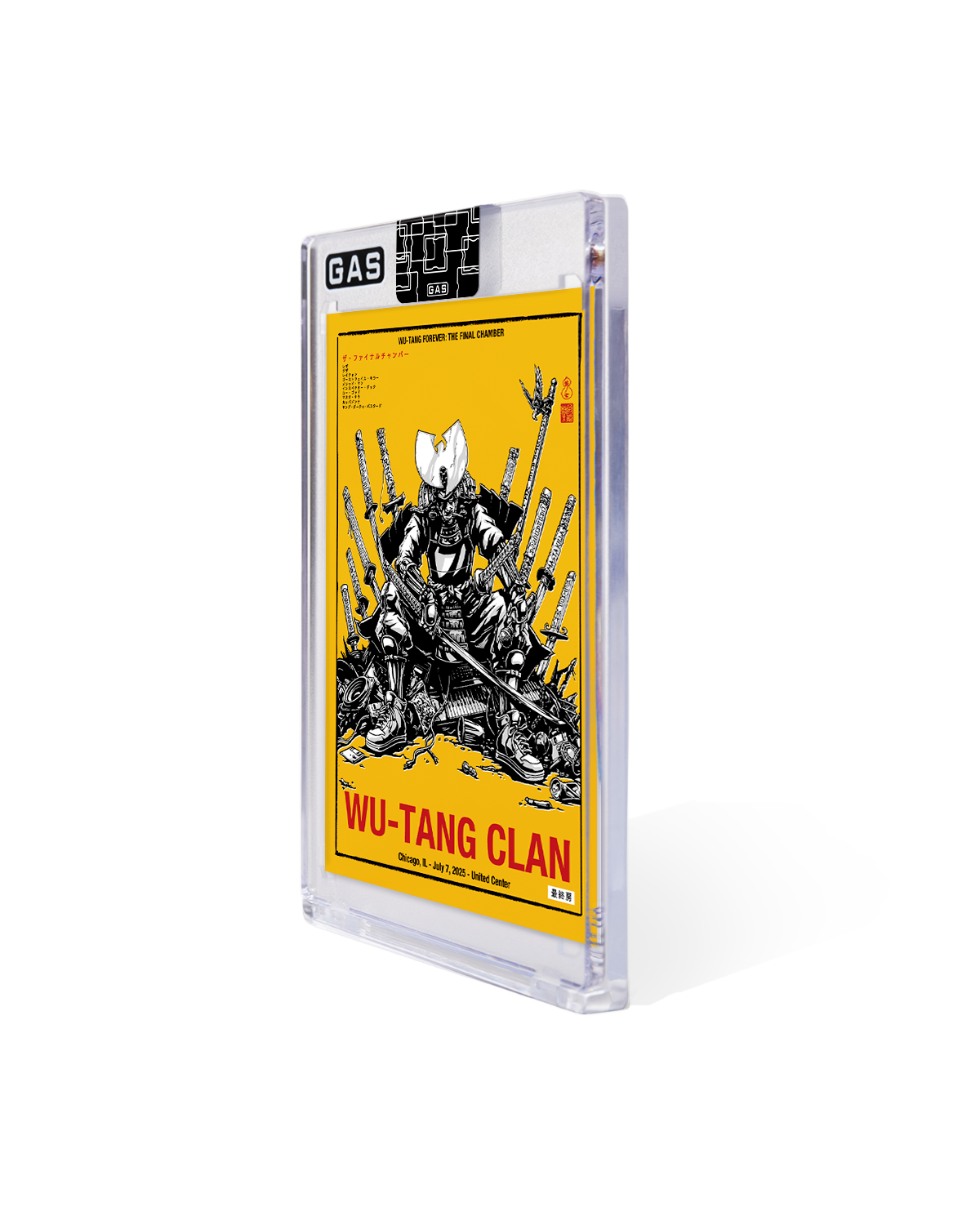 Wu-Tang Clan Chicago July 7, 2025 GAS Trading Card