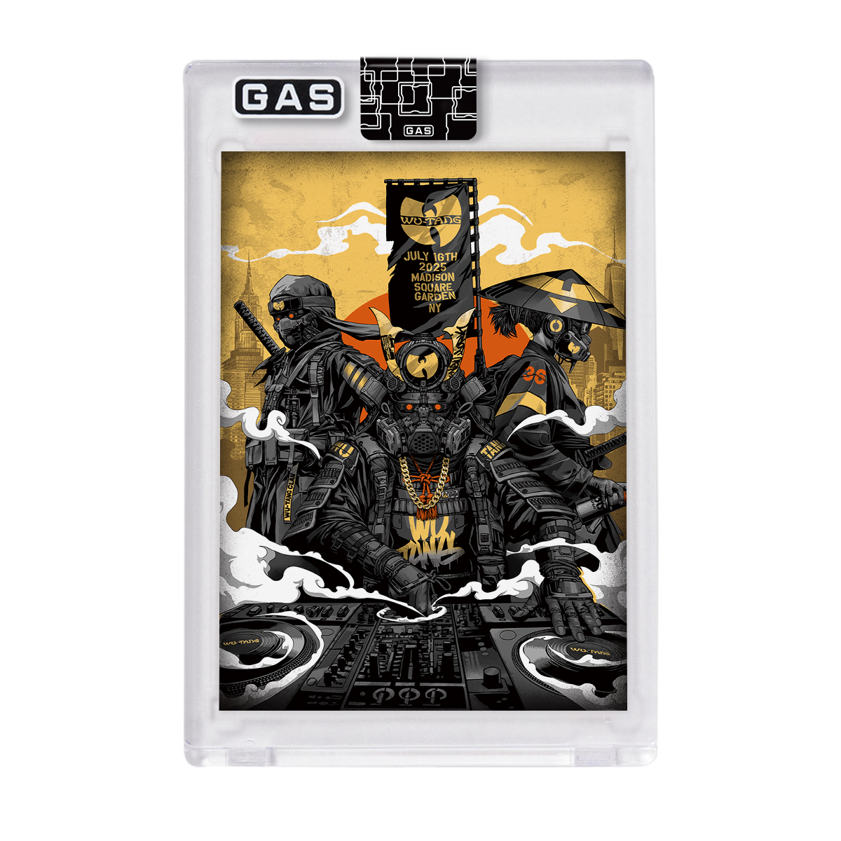 Wu-Tang Clan New York City July 16, 2025 GAS Trading Card