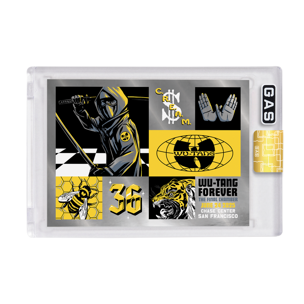 額縁 HAZE ORIGINAL LOGO POSTER Wu-Tang Clan Fort Worth June 13, 2025 GAS Trading Card
