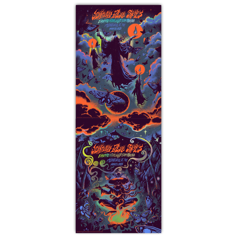 Sturgill Simpson/Johnny Blue Skies Asheville May 21, 2025 Rainbow Foil (Artist Proof)