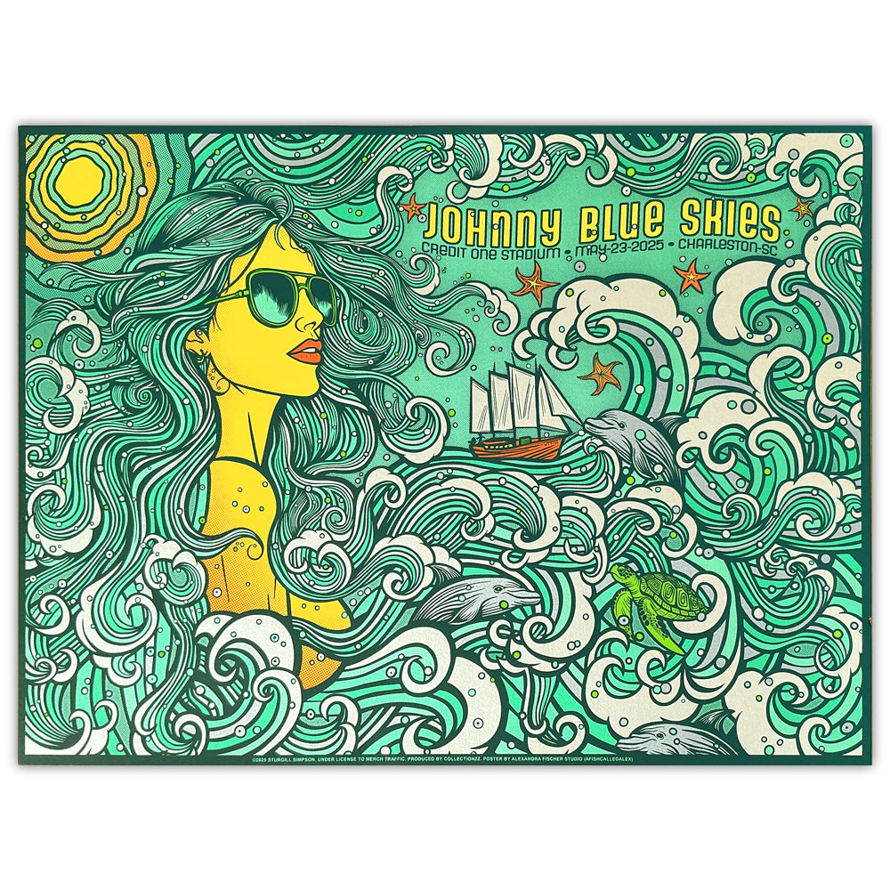 Sturgill Simpson/Johnny Blue Skies Charleston May 23, 2025 (Artist Proof)