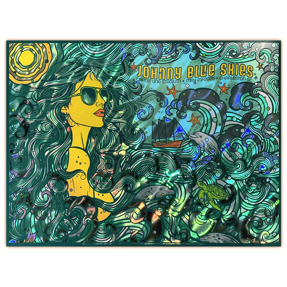 Sturgill Simpson/Johnny Blue Skies Charleston May 23, 2025 Lava Foil (Artist Proof)