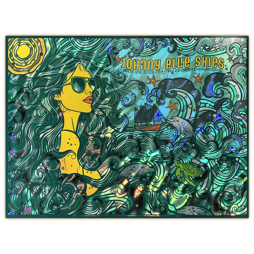 Sturgill Simpson/Johnny Blue Skies Charleston May 23, 2025 Lava Foil (Artist Proof)