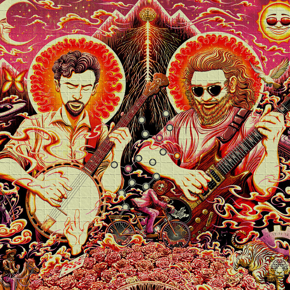 Jerry Garcia Bicycle Day (Red Blotter Variant) — artwork in setting