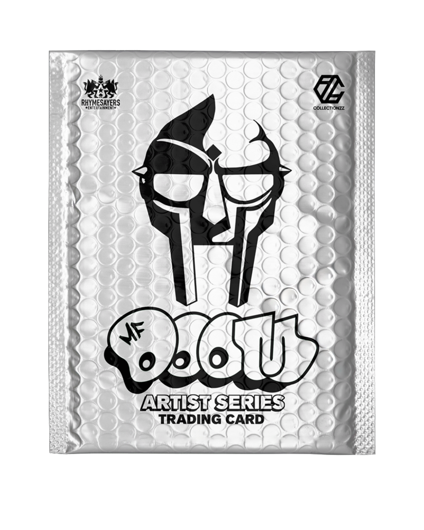 MF DOOM x Sanford Greene trading card — sealed blind bag