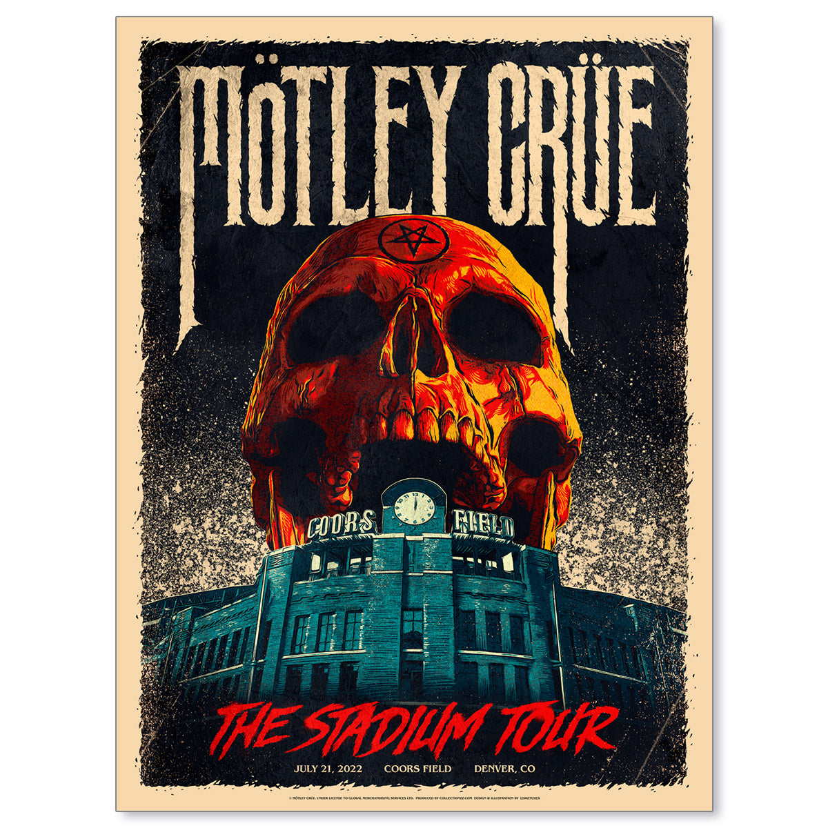 Mötley Crüe Denver July 21, 2022 The Stadium Tour