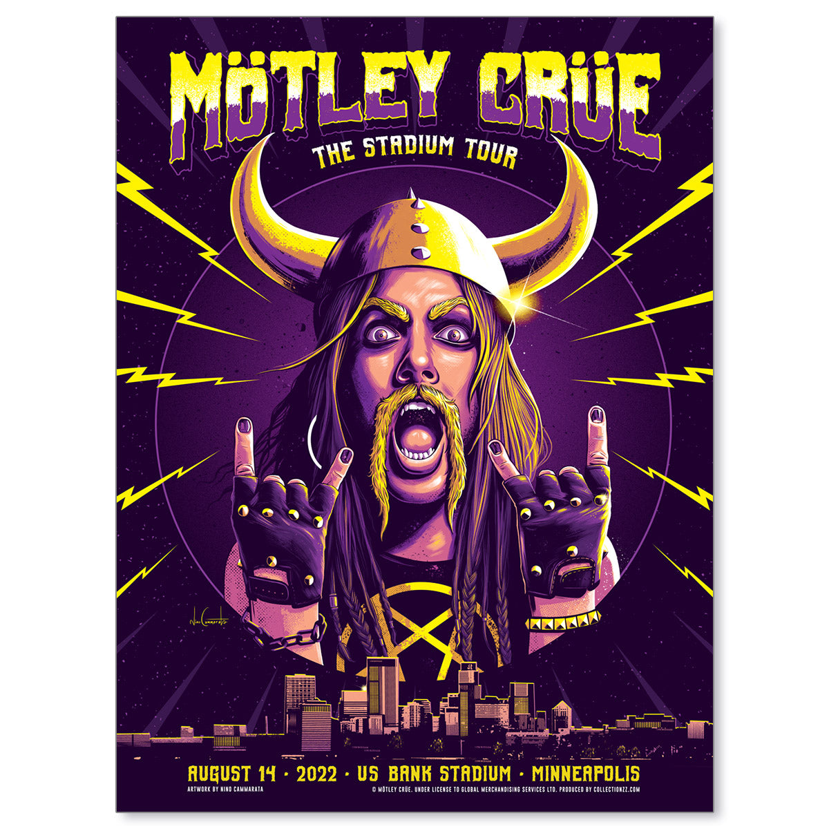 Mötley Crüe Minneapolis August 14, 2022 The Stadium Tour