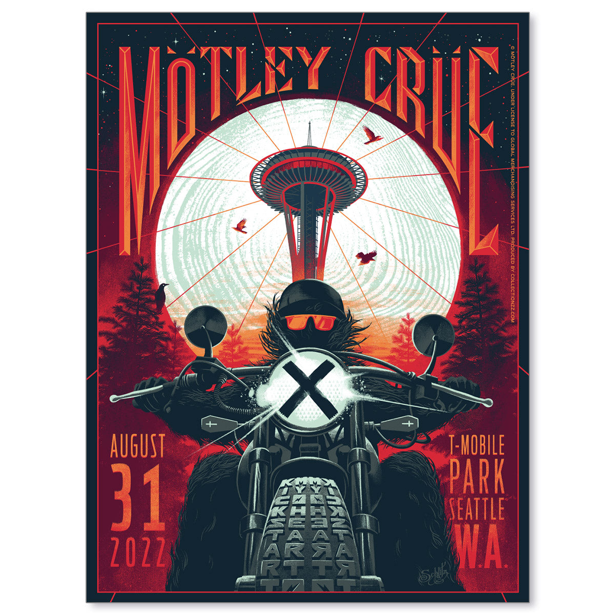 Mötley Crüe Seattle August 31, 2022 The Stadium Tour