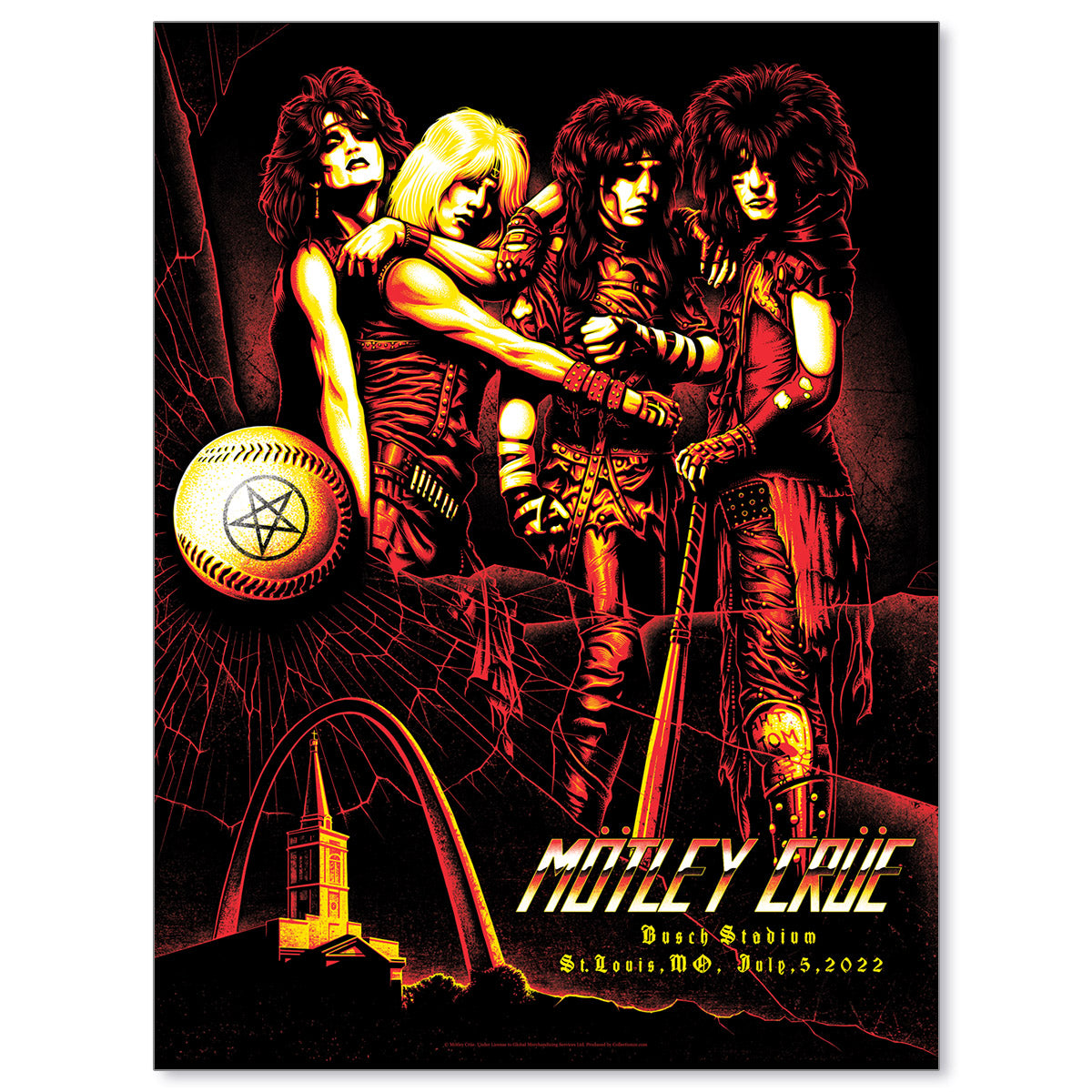 Mötley Crüe St. Louis July 5, 2022 The Stadium Tour