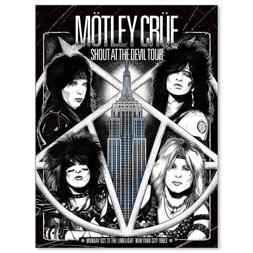 Mötley Crüe New York City 1983 (Silver Foil Edition)