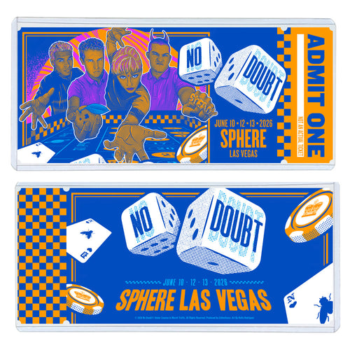 No Doubt Sphere June 10, 12, 13 2026 Commemorative Ticket
