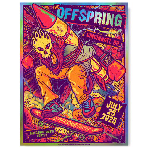 The Offspring Cincinnati July 25, 2025 (Rainbow Foil Edition)