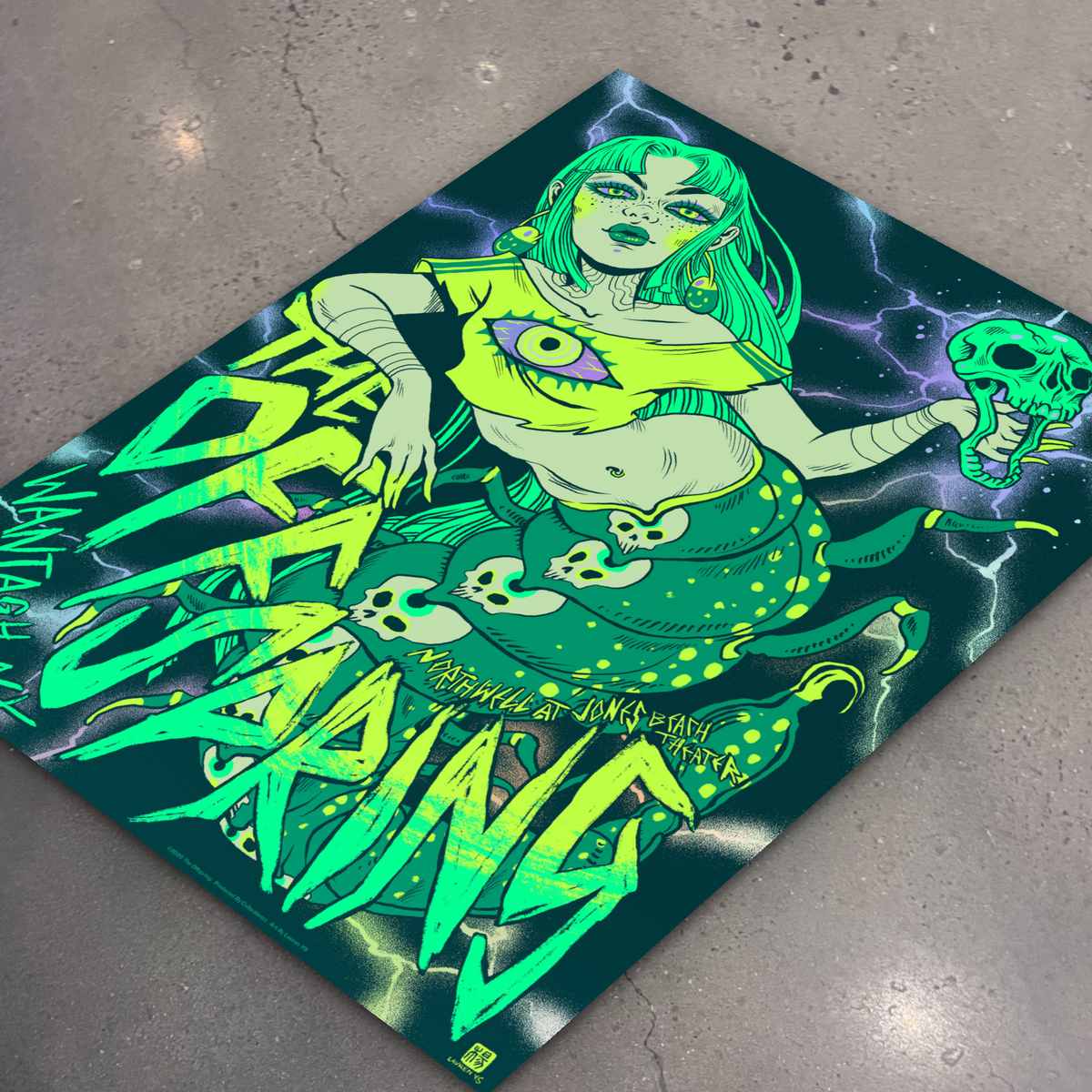 The Offspring · Wantagh (Foil) — flat lay on shop floor