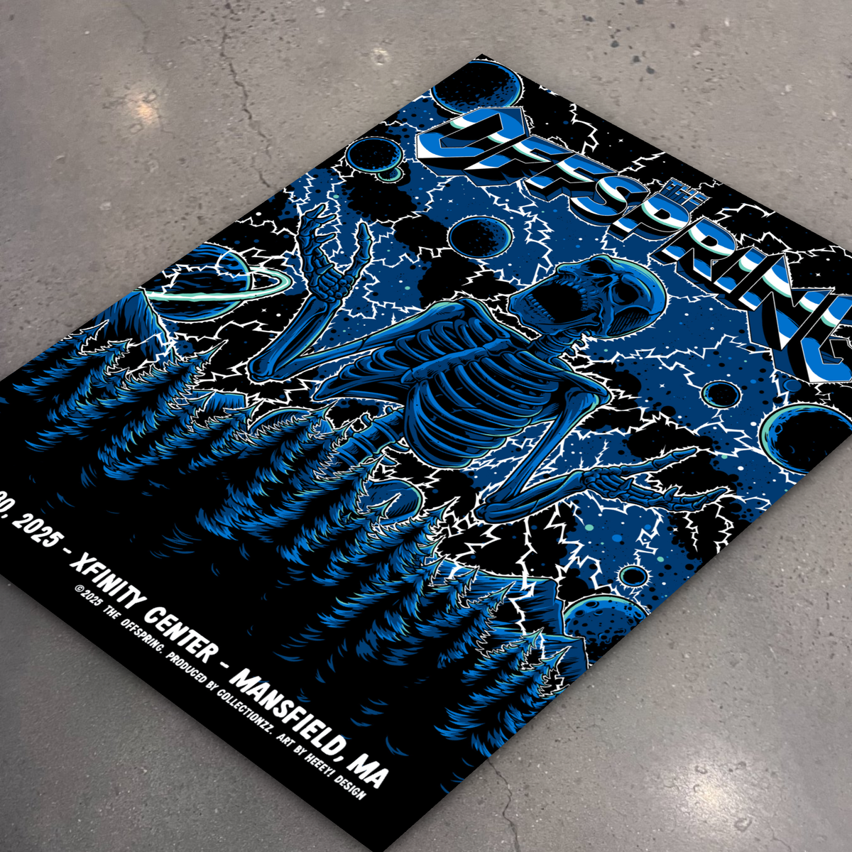 The Offspring · Mansfield — flat lay on shop floor