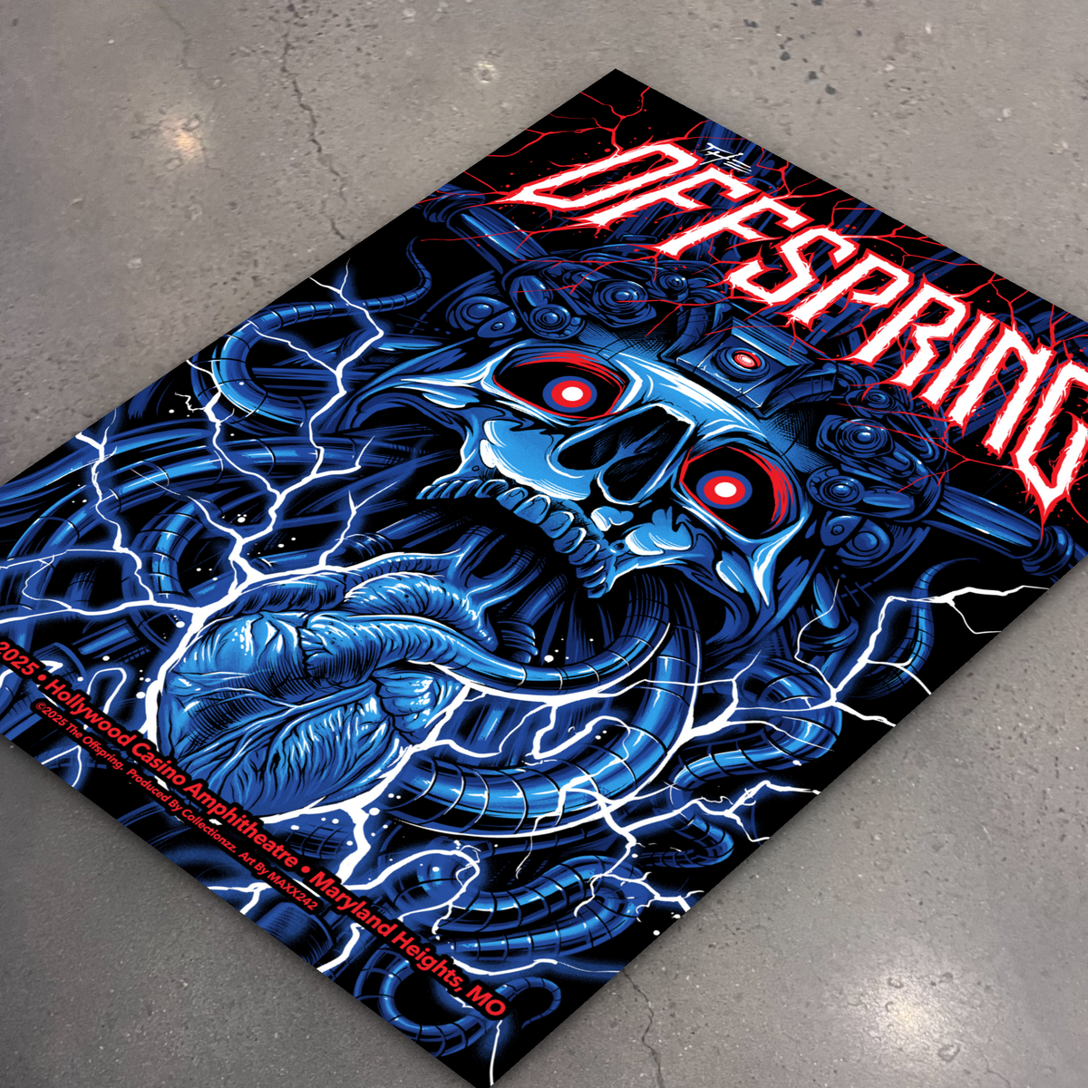 The Offspring · Maryland Heights — flat lay on shop floor