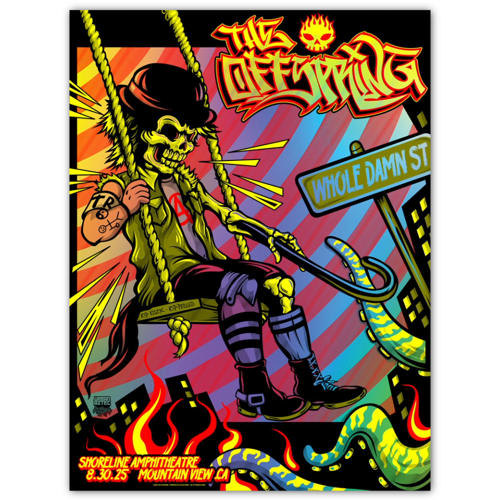 The Offspring Mountain View August 30, 2025 (Rainbow Foil)
