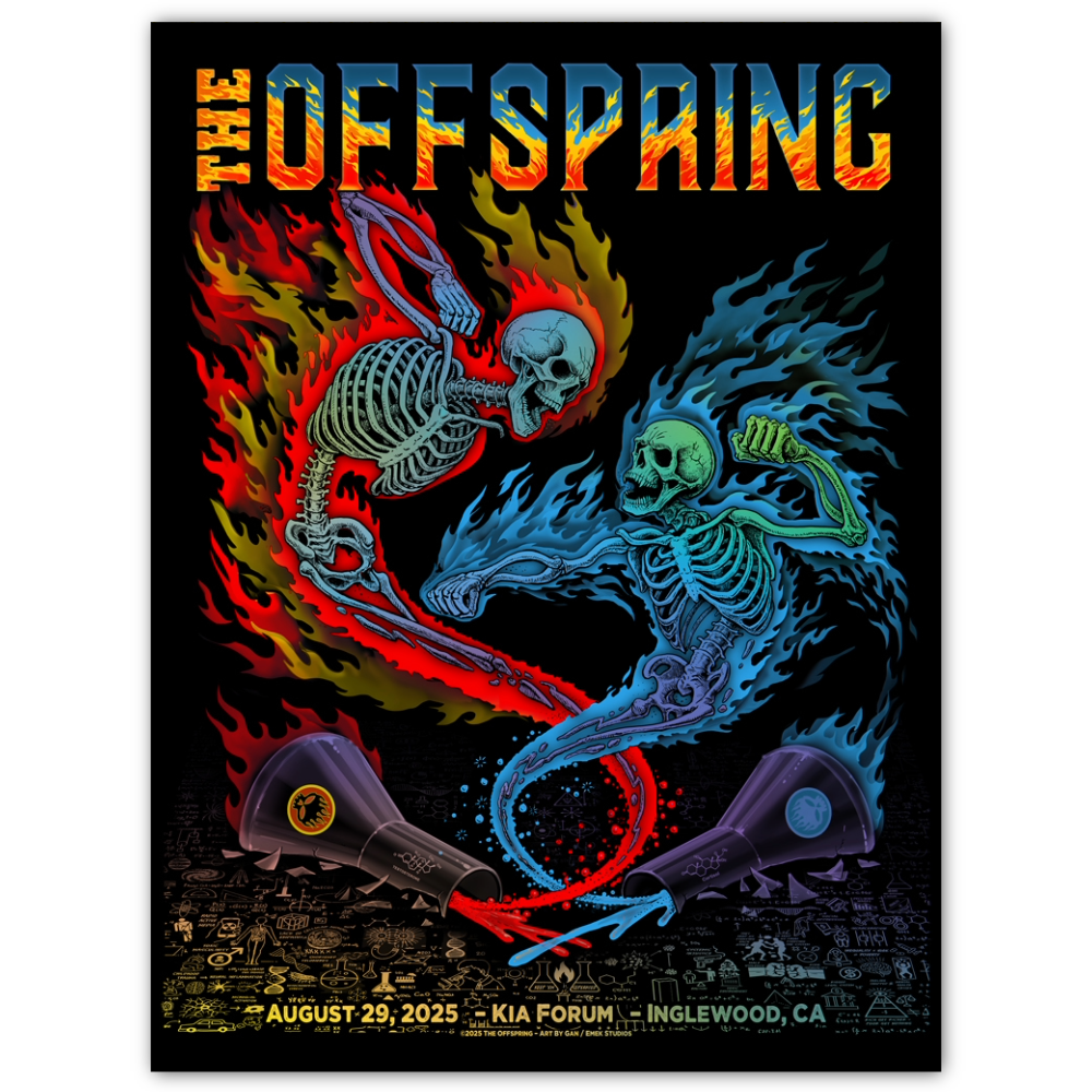 The Offspring Inglewood August 29, 2025 (Rainbow Foil)