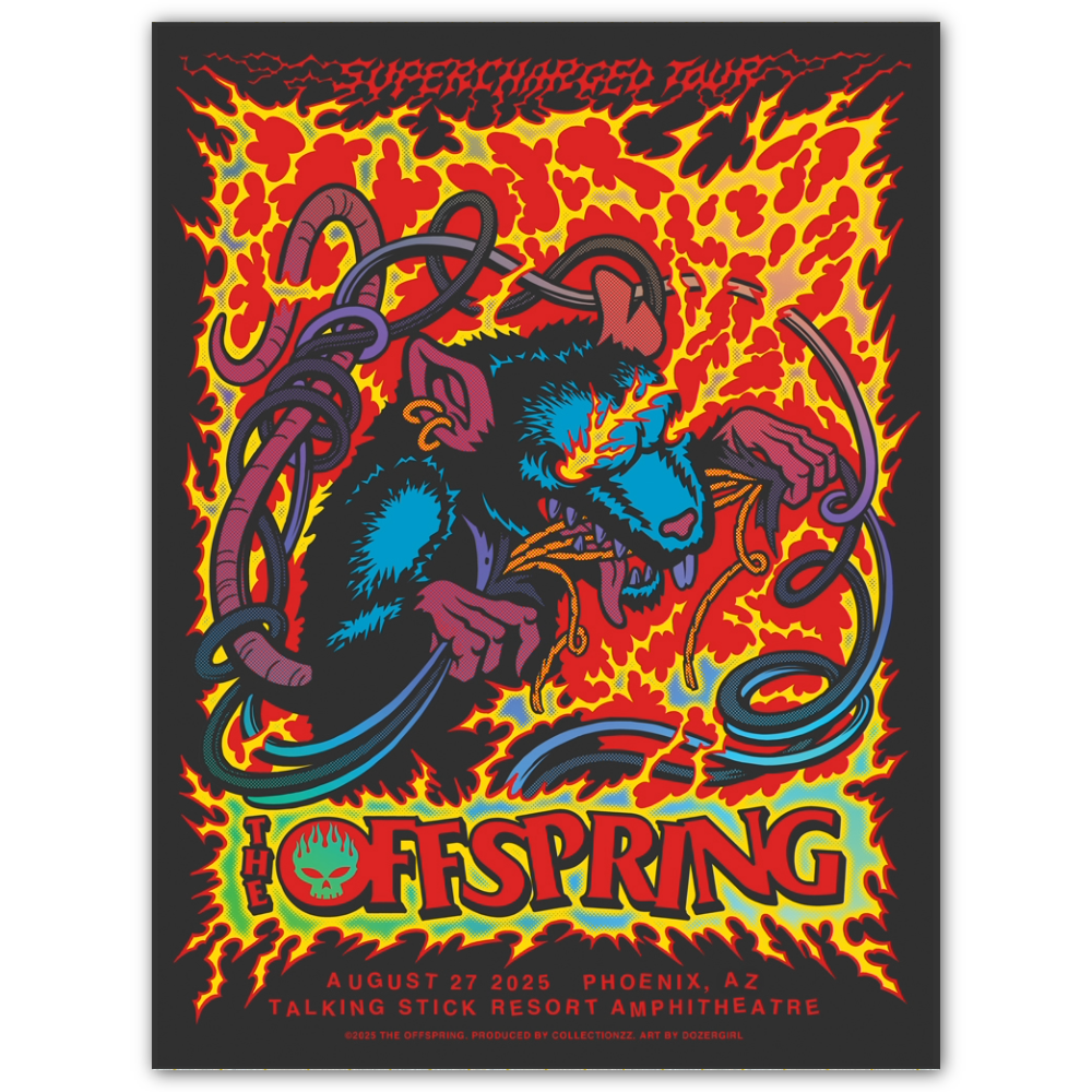 ハ*ト様 【当時物】THE MODS PHOENIX TOUR ポスター The Offspring Phoenix August 27, 2025 (Rainbow Foil)