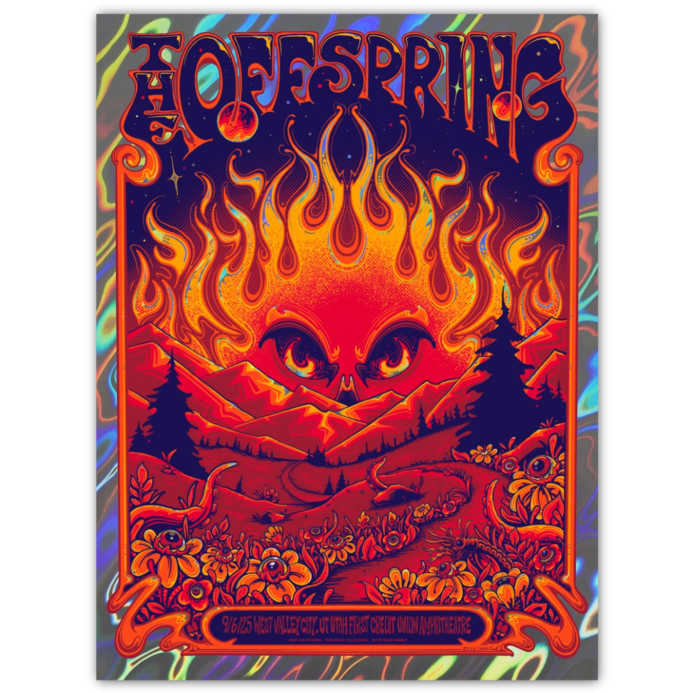The Offspring West Valley City September 6, 2025 (Lava Foil)