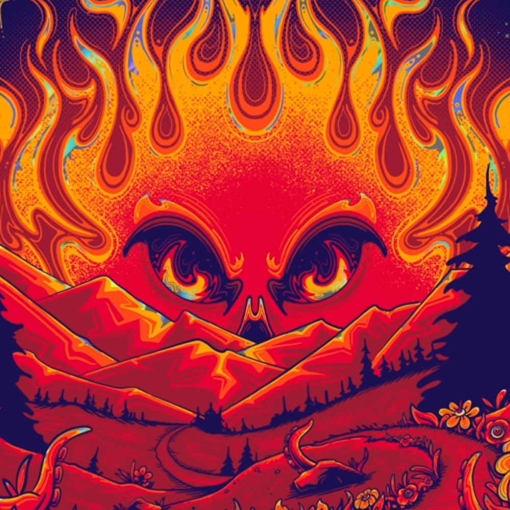 The Offspring West Valley City September 6, 2025 (Lava Foil)