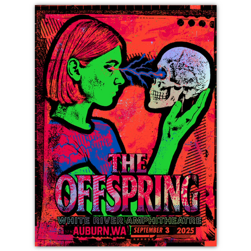 The Offspring Auburn September 3, 2025 (Rainbow Foil)
