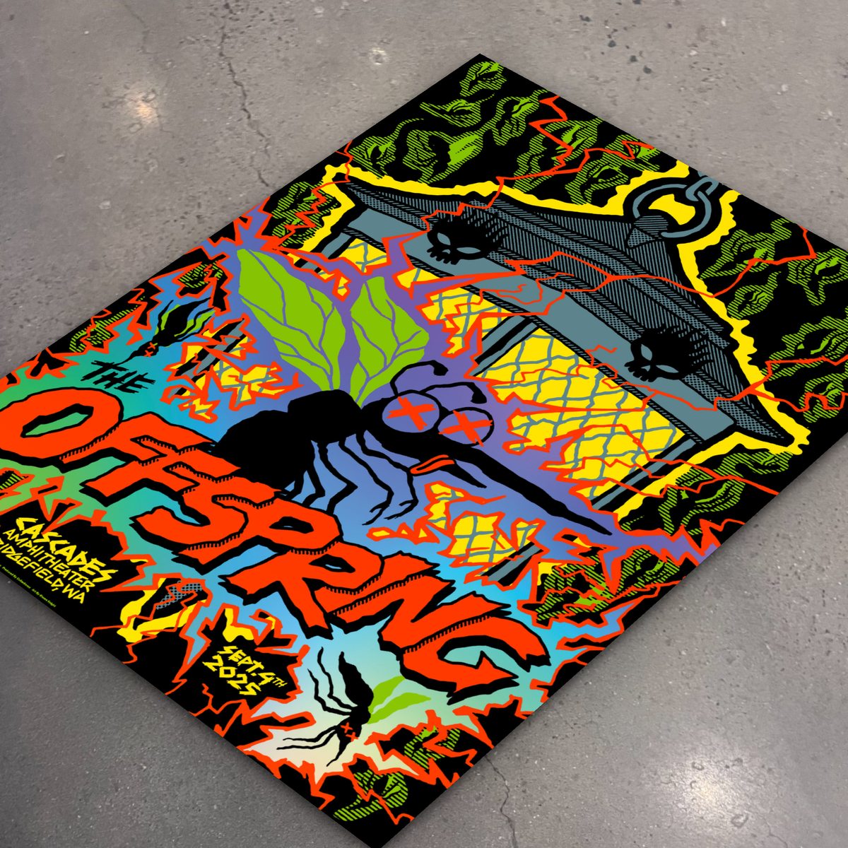 The Offspring · Ridgefield (Foil) — flat lay on shop floor