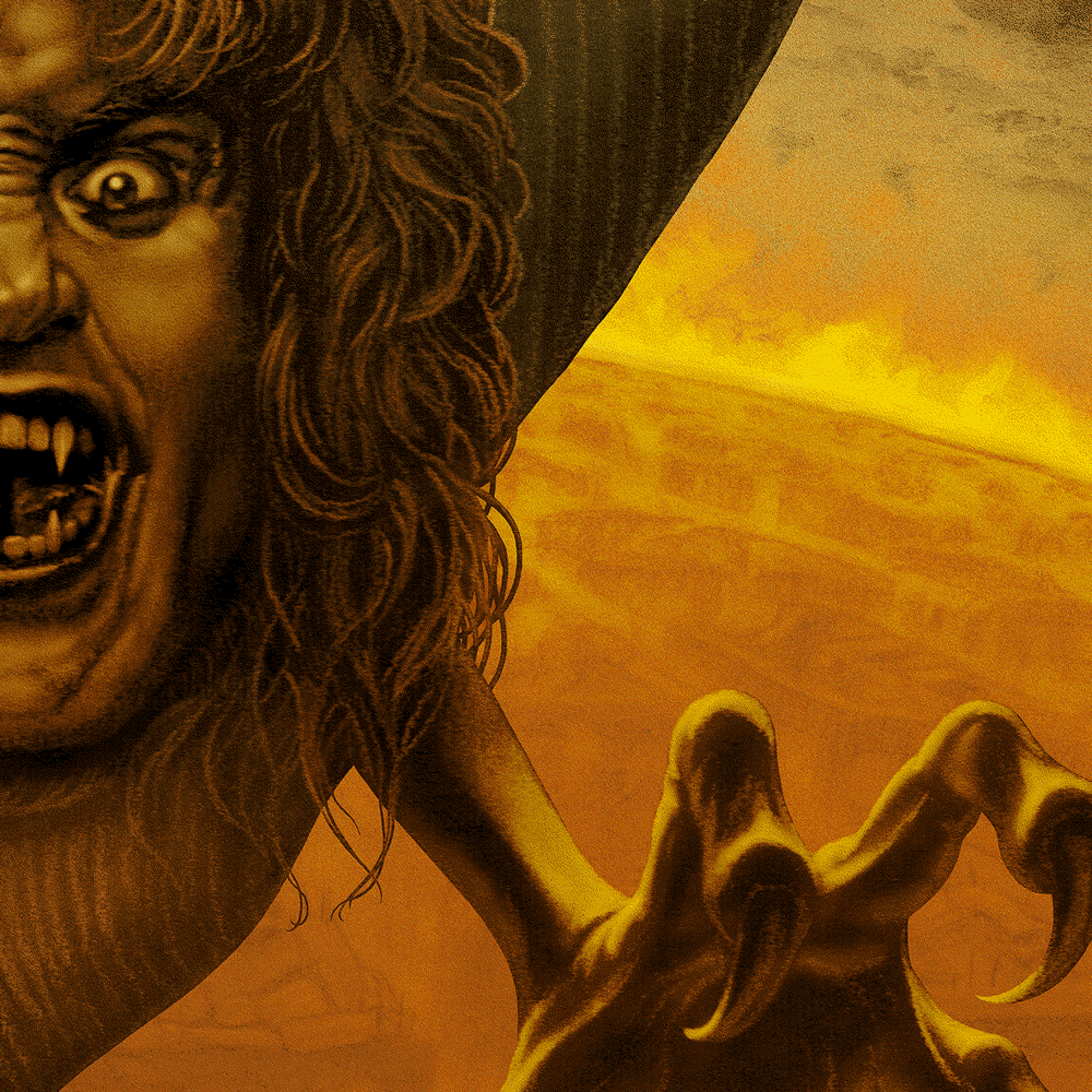 Ozzy Osbourne The Ultimate Sin by Marald van Haasteren (Gold Foil)