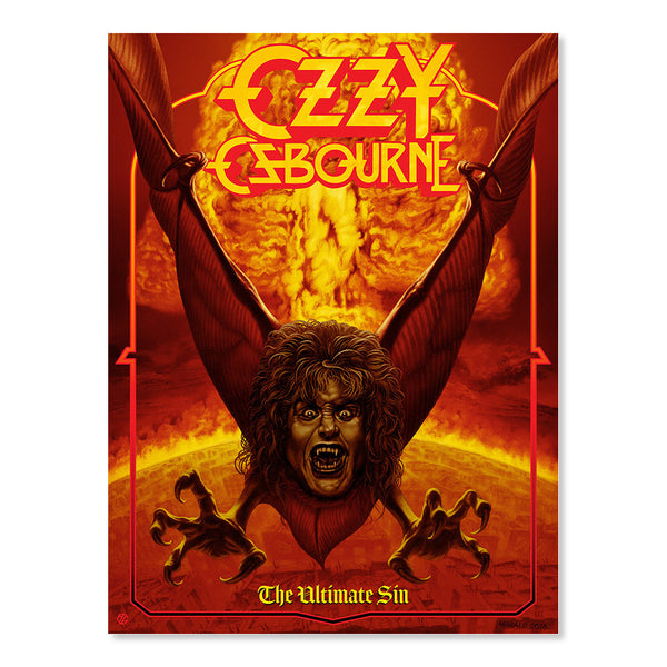 Ozzy Osbourne The Ultimate Sin by Marald van Haasteren 