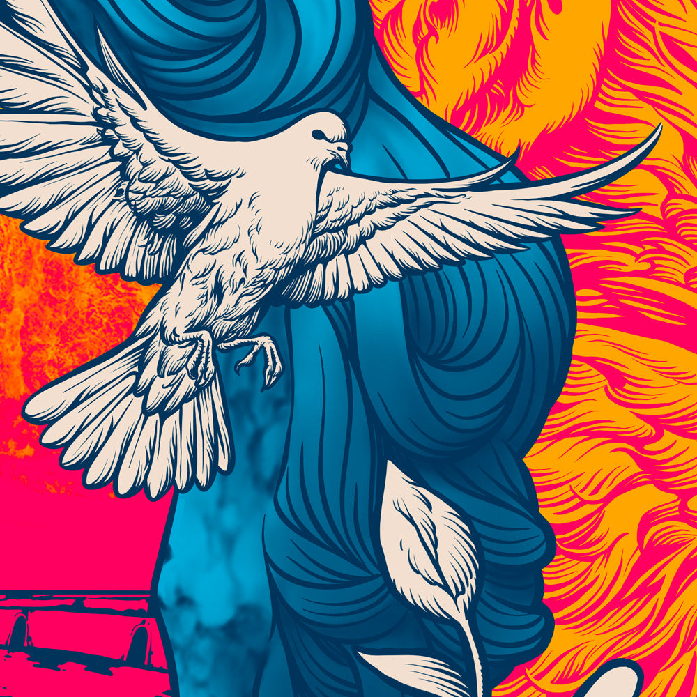 Pink Floyd Live at Pompeii (Main Edition) — artwork in setting