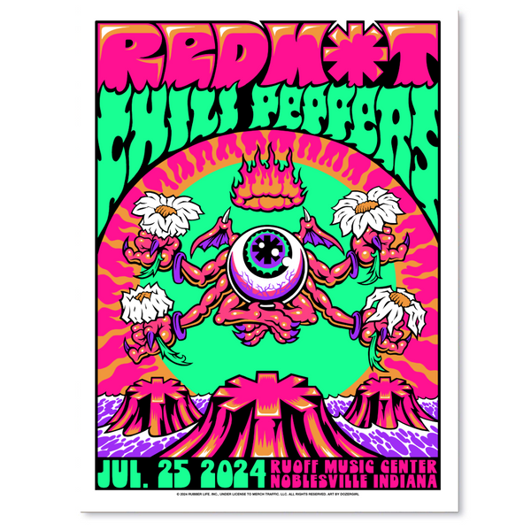 Red Hot Chili Peppers Noblesville July 25th (Show Edition)
