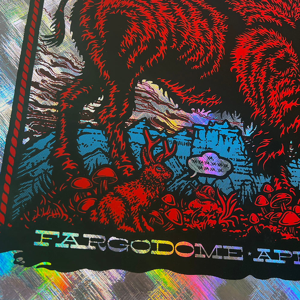 Red Hot Chili Peppers Fargo April 6, 2023 (Brushed Rainbow Foil) BFCM Exclusive