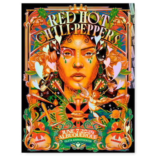 Red Hot Chili Peppers Albuquerque June 7, 2024 (Rainbow Foil)