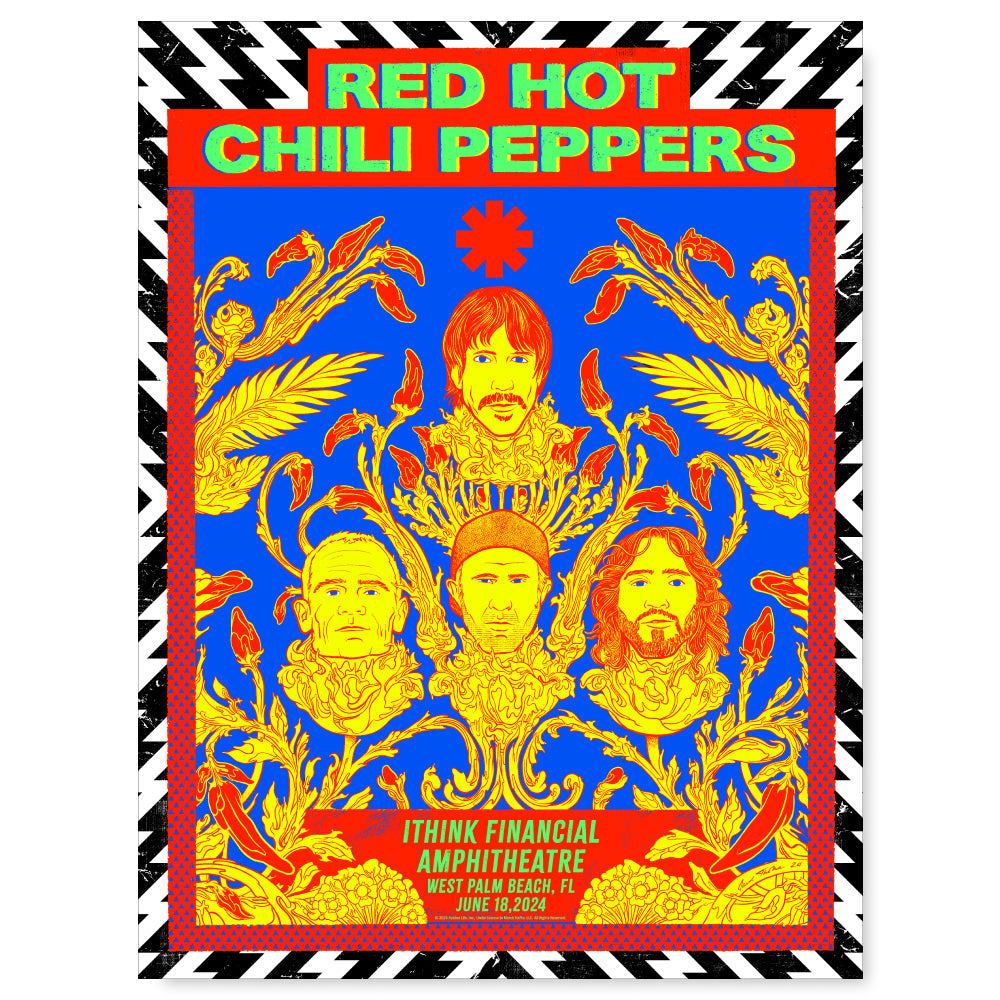 Red Hot Chili Peppers West Palm Beach June 18th, 2024