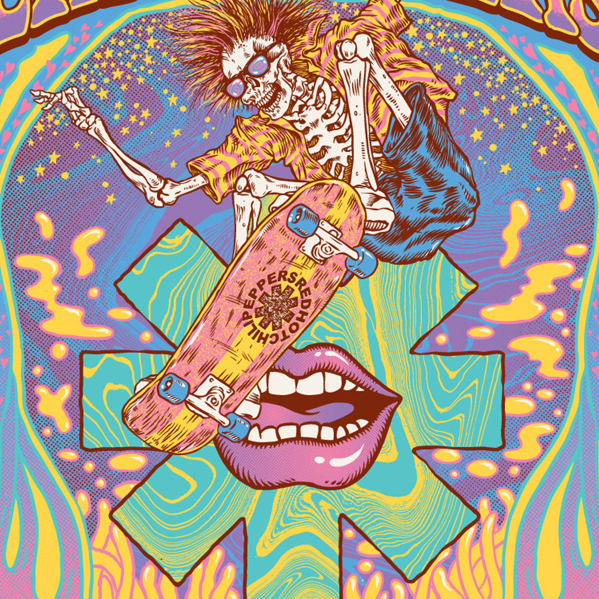 Red Hot Chili Peppers San Diego May 12, 2023 Poster