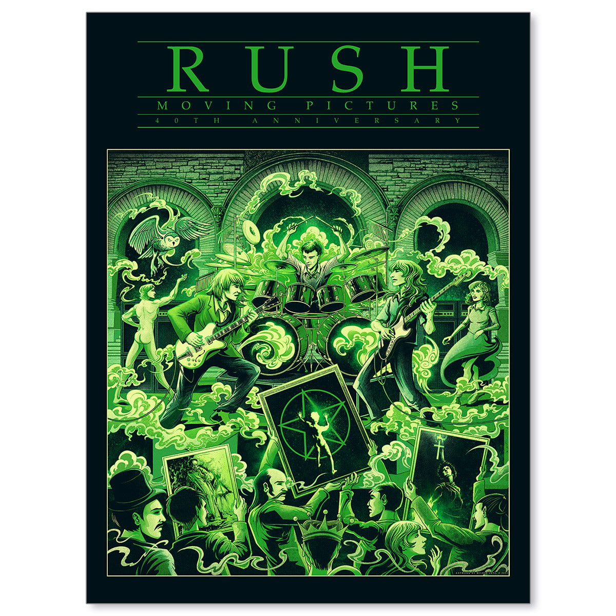 Rush Moving Pictures 40th Anniversary Limelight (Printers Proof)