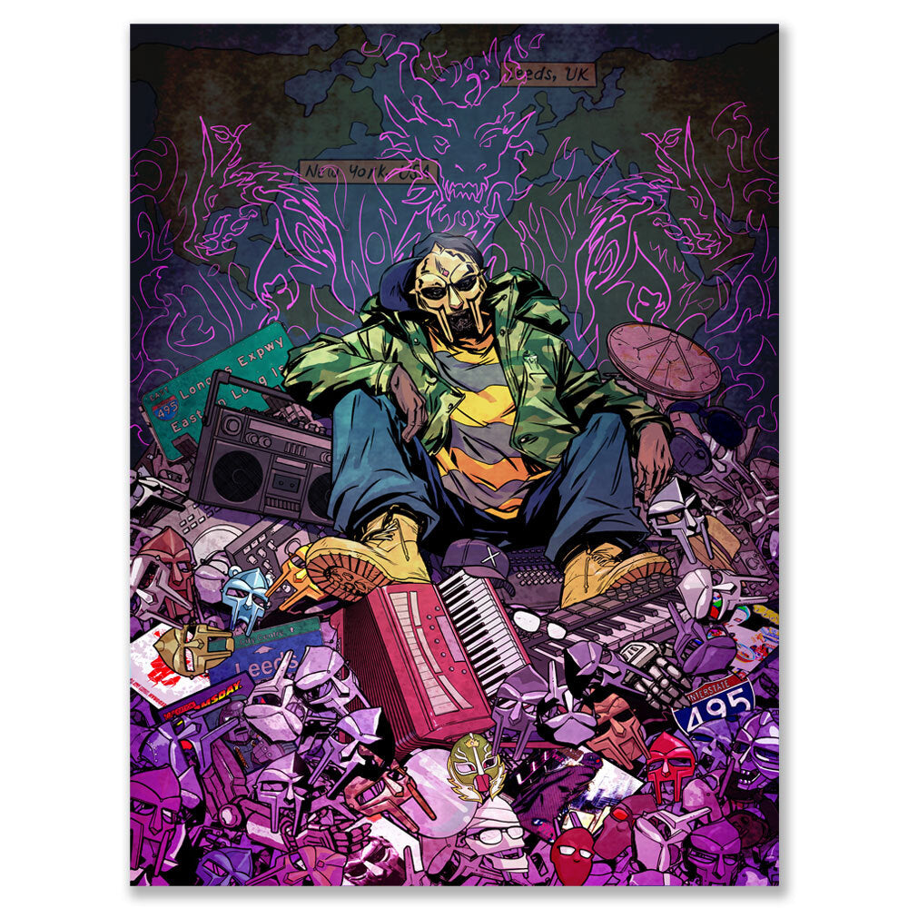 MF DOOM x Sanford Greene Print (Timed Edition)