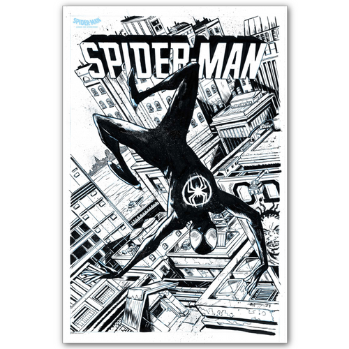 True Life Tales of Spider-Man #9 Variant Poster by Sanford Greene (Artist Proof)