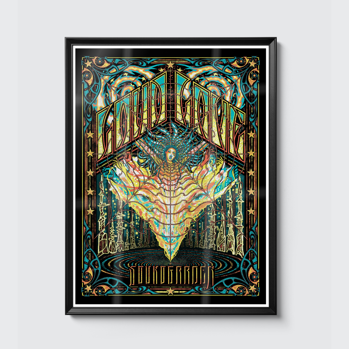 Soundgarden Louder Than Love (Main Edition) — framed 18x24 wall shot