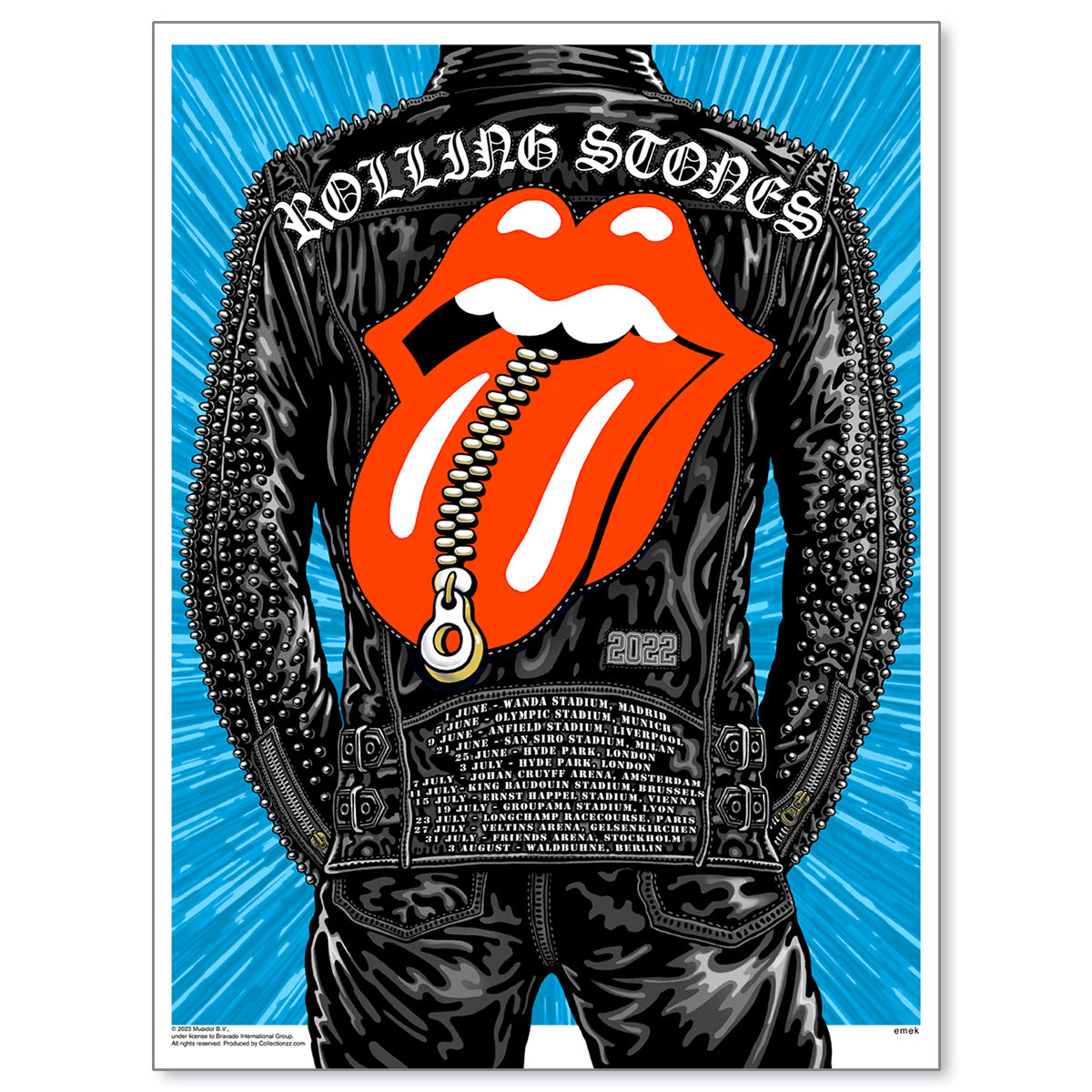 Rolling Stones Sixty Tour by Emek (Regular Edition)