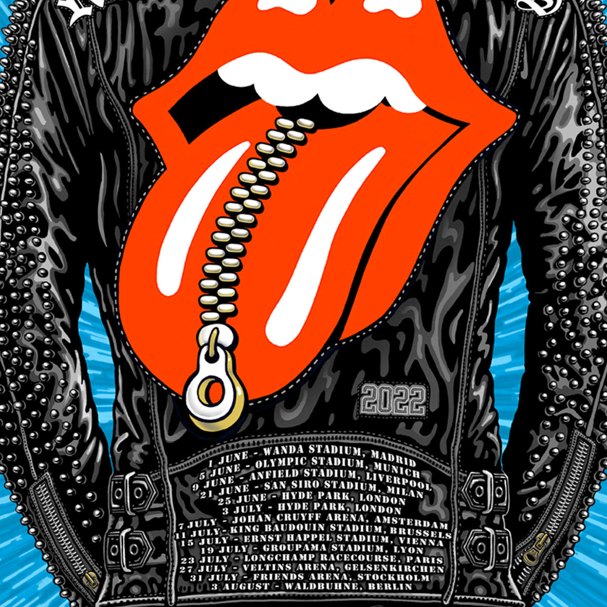 Rolling Stones ポスター The Rolling Stones Tattoo You Keith 36
