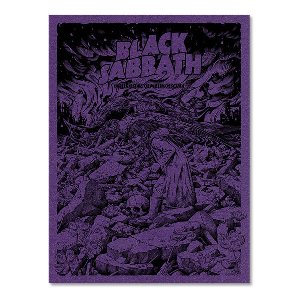 Black Sabbath "Children Of The Grave" by Garis Edelweiss (Purple Metallic Edition)