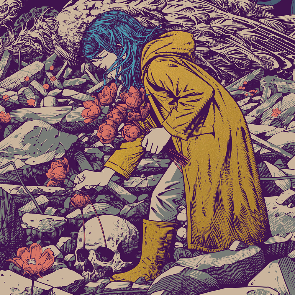 Black Sabbath "Children Of The Grave" by Garis Edelweiss (Gold Foil Edition)