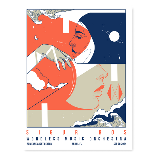 Sigur Rós Miami September 30, 2024 Poster