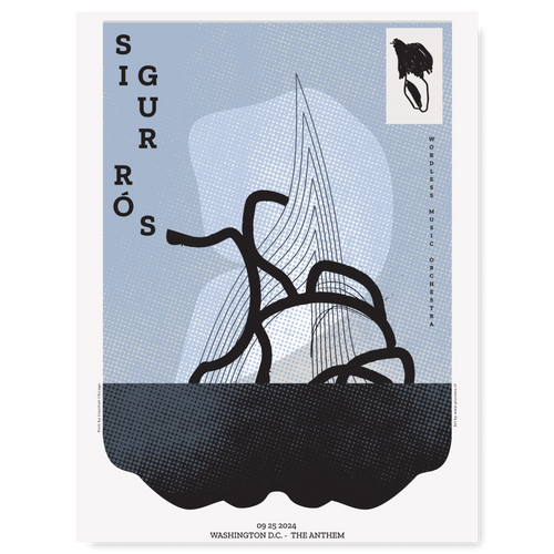 Sigur Rós Washington September 25, 2024 Poster