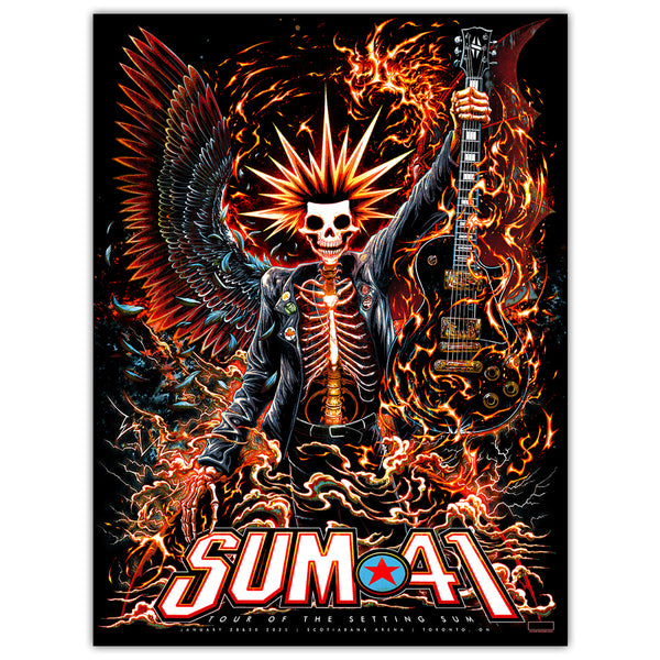 ◆希少！新品◆SUM41 North America 2024 tourポスター sum41 ポスター Sum 41 North America Tour 2024
