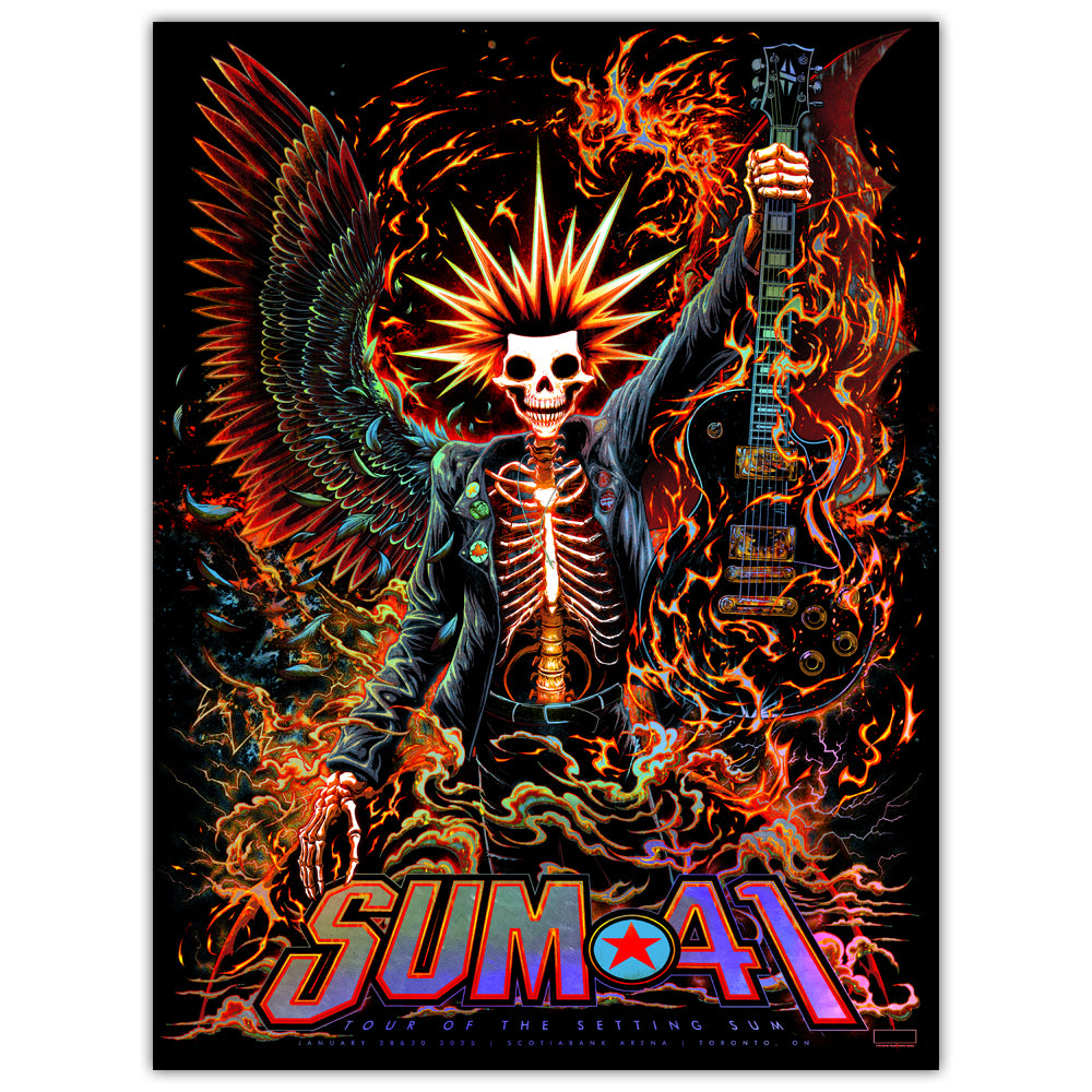 Sum 41 Toronto January 28 & 30, 2025 (Exclusive Foil Edition)