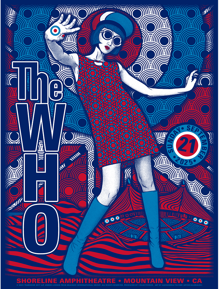 The Who Mountain View September 21, 2025 (Artist Proof–Pearl Edition)