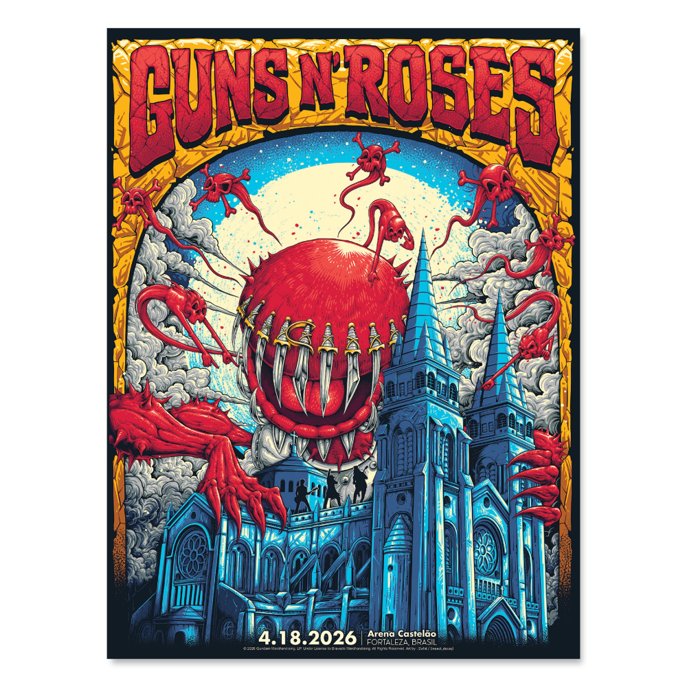 Guns N' Roses Fortaleza April 18, 2026 (Artist Proof)