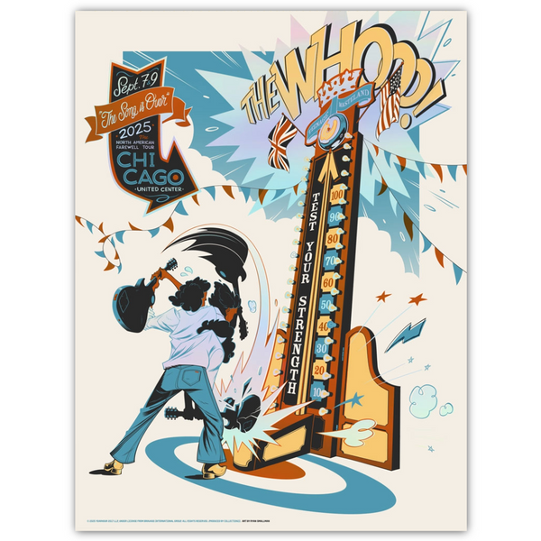 The Who ポスター WHO700020TheWhoChicagoFoil1000