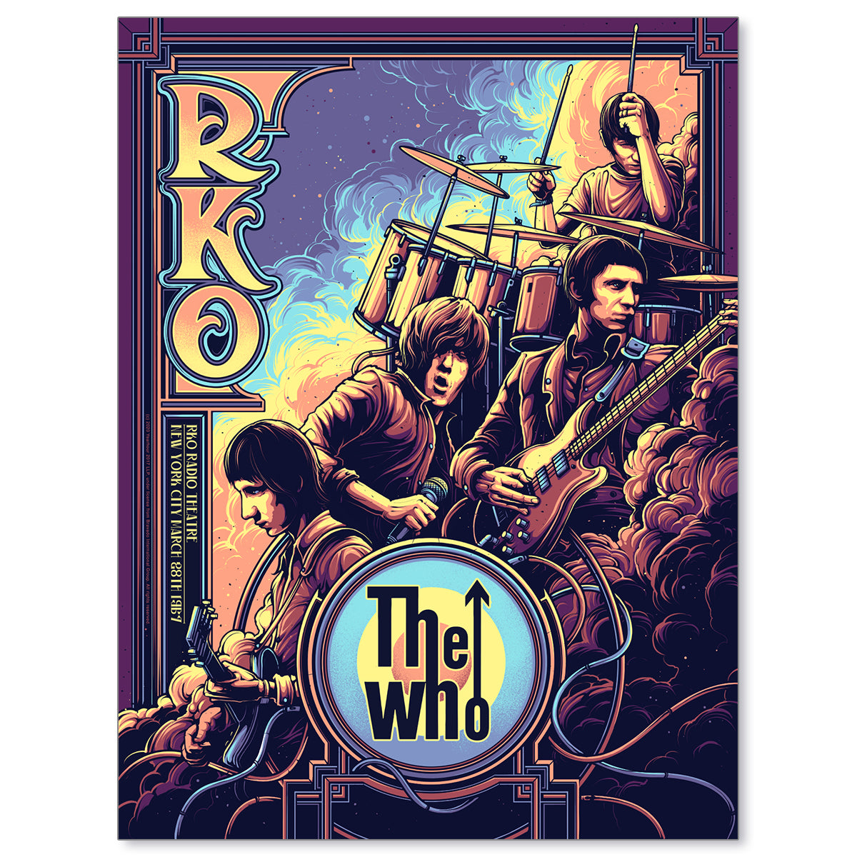 The Who New York City 1967 by Dan Mumford (Main Edition)